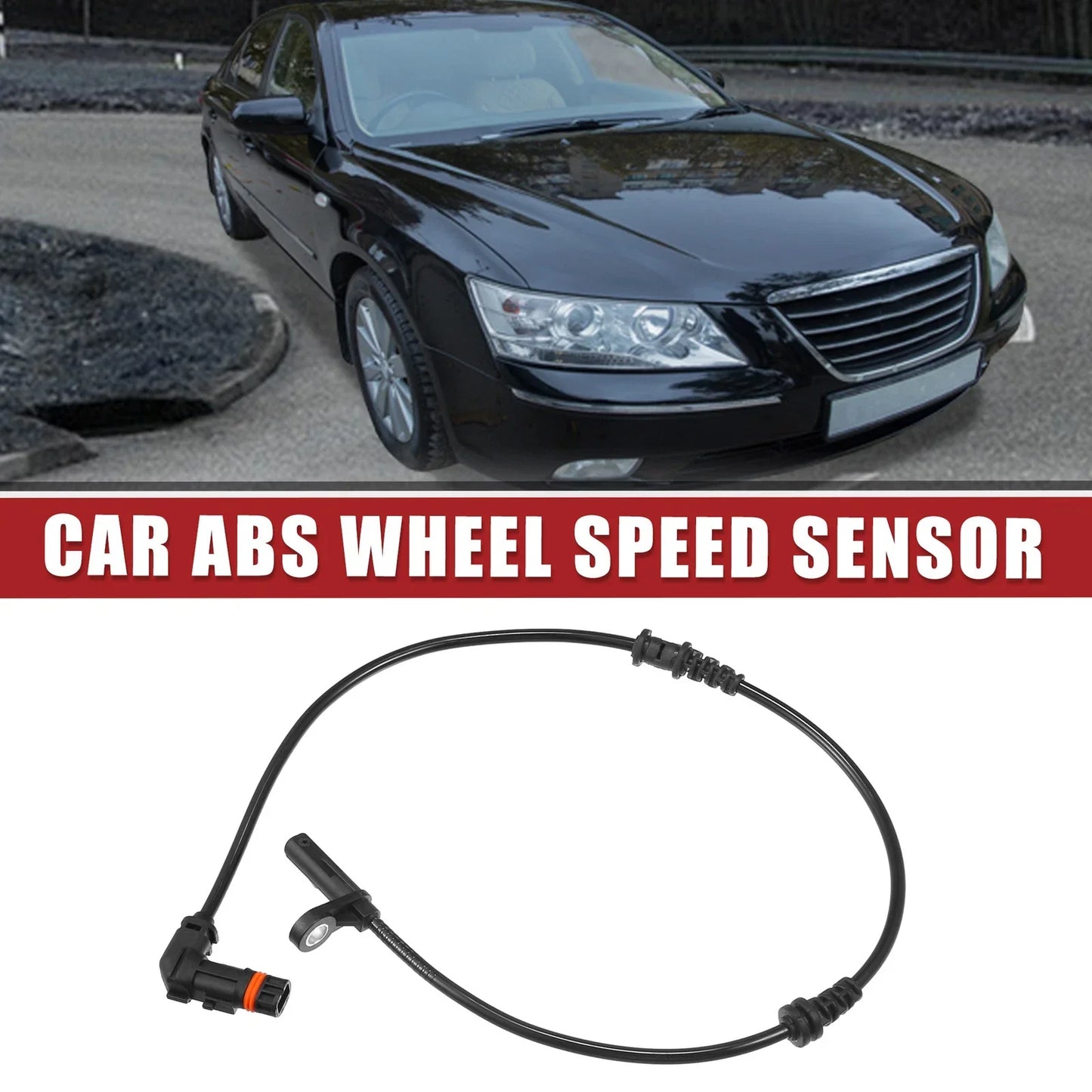 Front Right ABS Wheel Speed Sensor for Mercedes-Benz SLC300 SLK250 SLK300 SLK350 (2016-2020)
