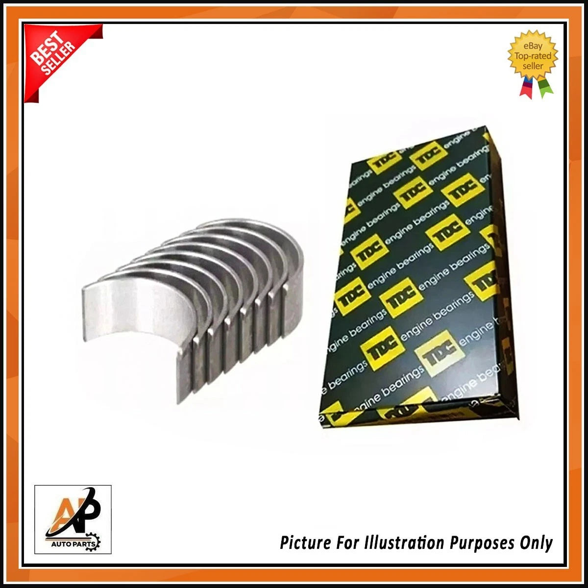 Big End Conrod Bearings Set 0.50 for Jaguar E-Pace 2.0 Diesel (2018–2019)