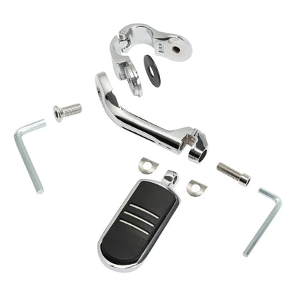 1 1/4" Long Angled Foot Pegs for Harley
