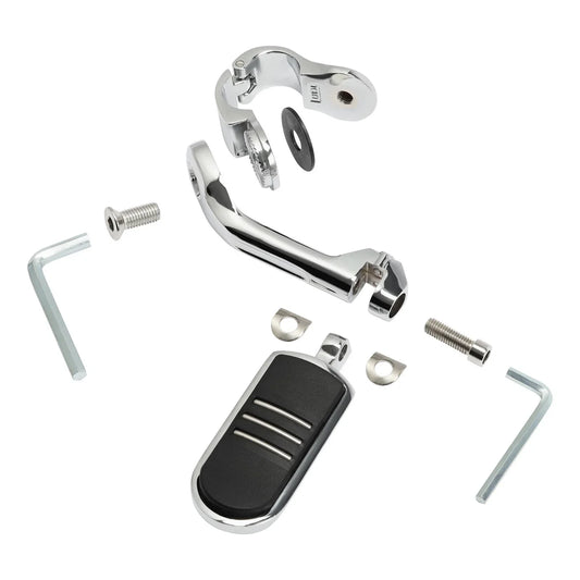 1 1/4" Long Angled Foot Pegs for Harley