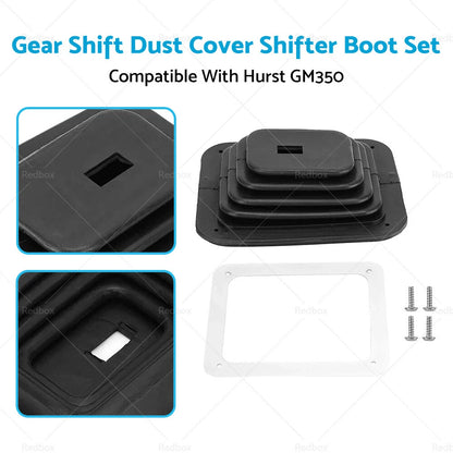Rubber Transmission Gear Shift Dust Cover Boot for GM350