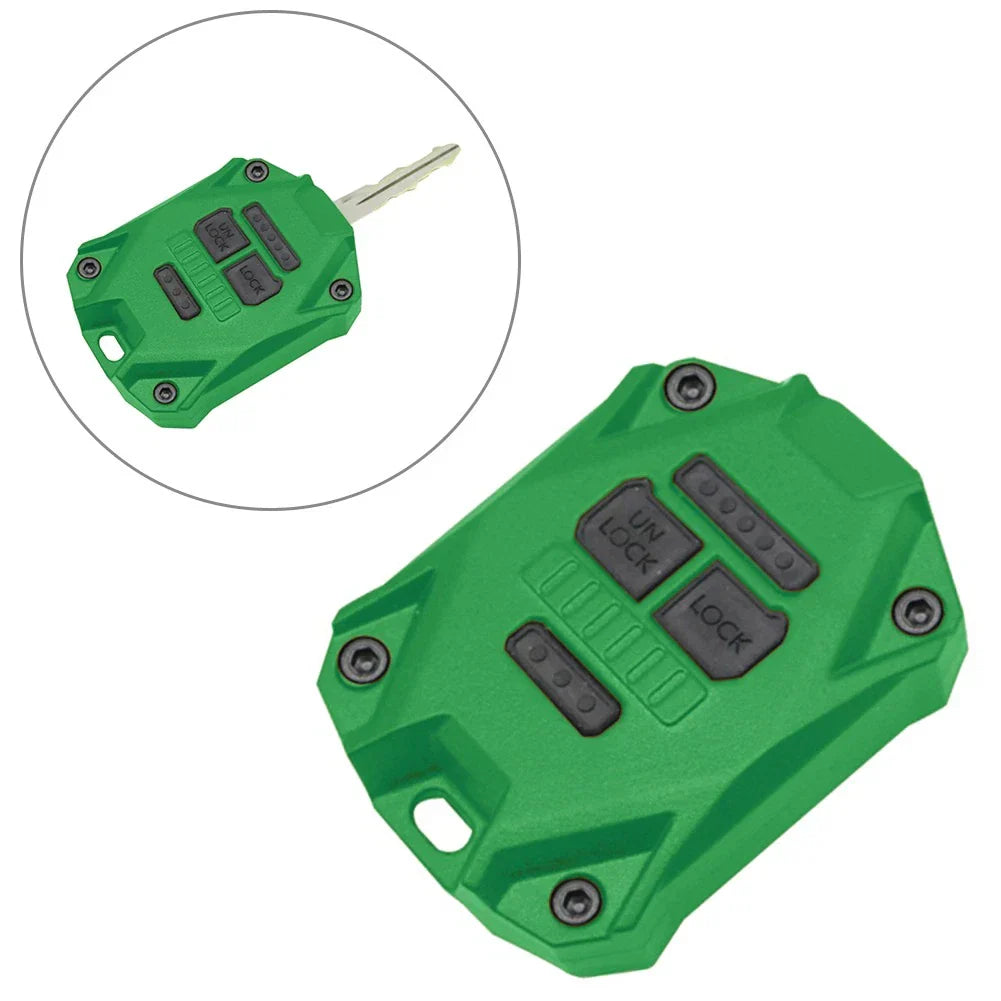 Key Fob Shell Case Cover for Jeep Wrangler JK (2007-2017) - Green