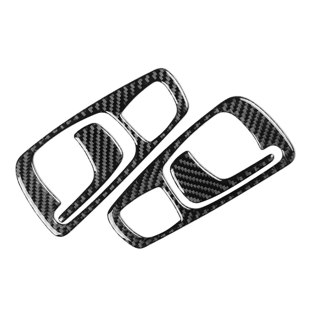 Carbon Fiber Black Interior Door Handle Cover Trim for Honda S2000 (2004-2009)