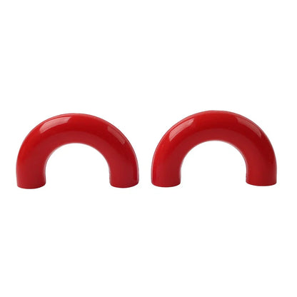 Front Tow Hook Covers for Ford F150, Bronco, Toyota Tundra (04-24, 17-21) Red