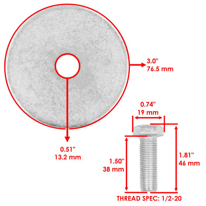 60 Inch Deck Blade with Bolt for Bush Hog EFM600 FTH600 (2000–2000)
