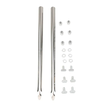 Silver Front Fender Spear Trim for Harley Touring Road King Softail Classic