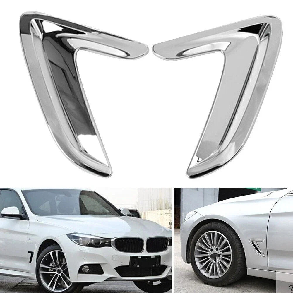 Side Body Marker Fender Air Wing Vent Trim for BMW 3 Series GT (2013-2017)