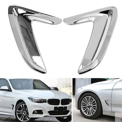 Side Body Marker Fender Air Wing Vent Trim for BMW 3 Series GT (2013-2017)