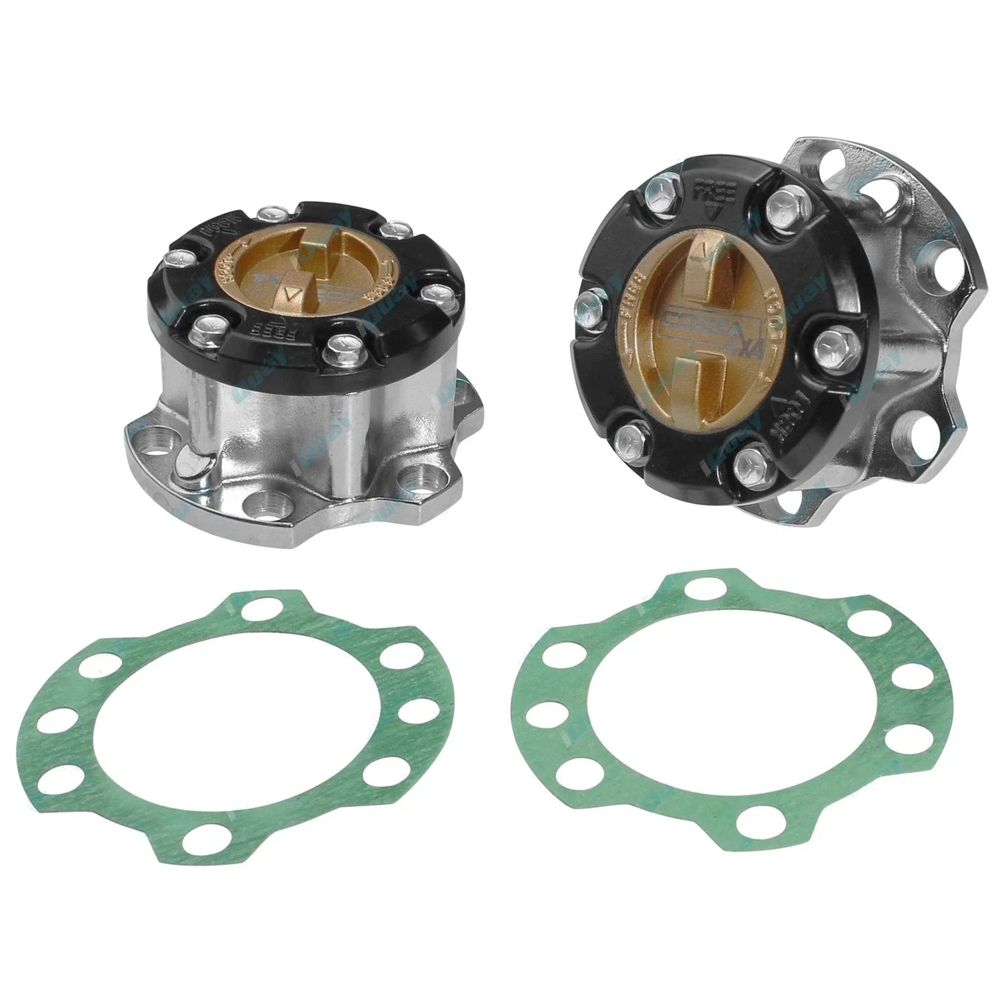 2 x Free Wheeling Hubs for Toyota Landcruiser 76 78 79 105 Series 1998~2017 4X4