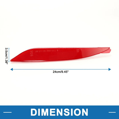 Rear Left Bumper Reflector for Hyundai Sonata (2011-2013) Red