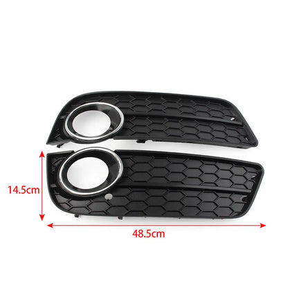 Fog Light Grille Cover with Chrome Ring for Audi A5 (2008-2011)