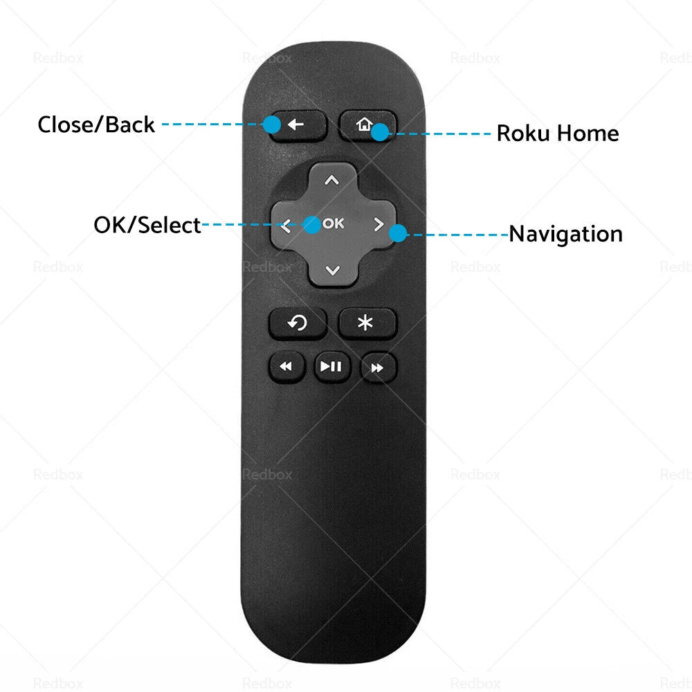 Remote Control Replacement for ROKU 1 2 3 4 Telstra TV 1 2