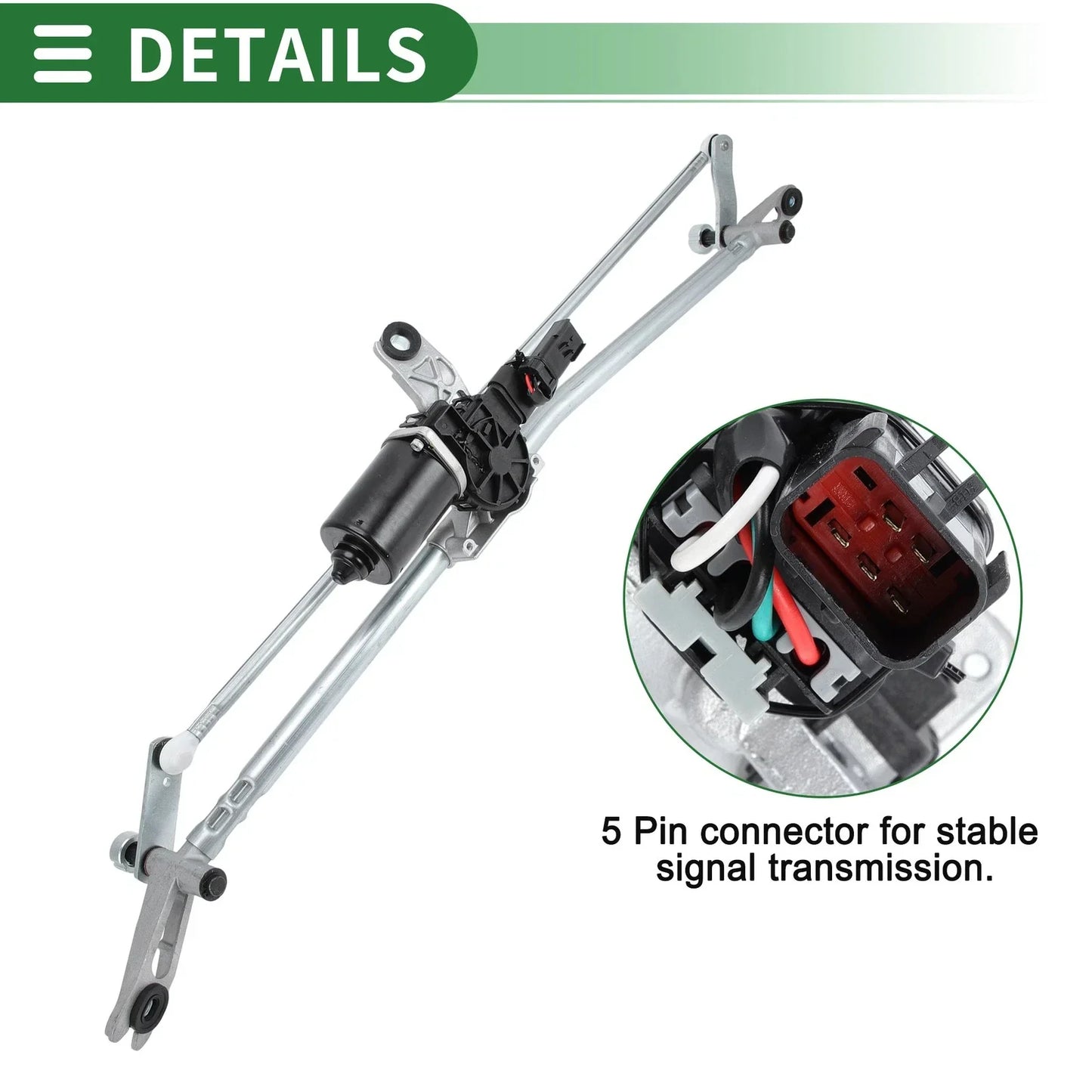 Windshield Wiper Motor Linkage Assembly for Dodge Ram 1500 (2002-2008)