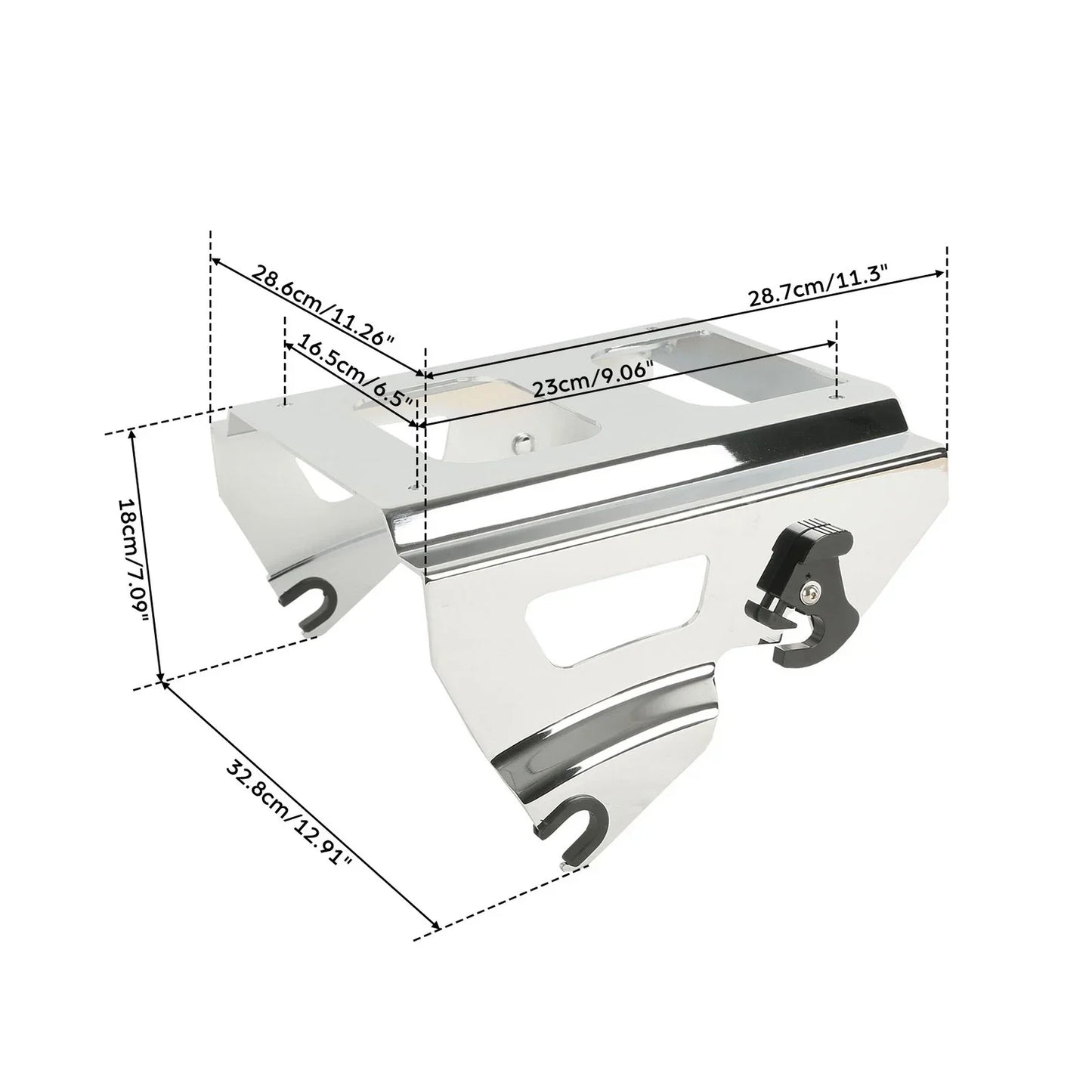 Solo Mount Rack for Harley Touring CVO Road Street Electra Glide (2009-2013)