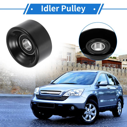 Drive Belt Idler Pulley for Acura TSX, Honda (2004-2014) - 1 x Pulley