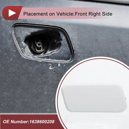 Front Right Washer Nozzle Cover for Mercedes-Benz ML500 (2002-2005) White 1 x