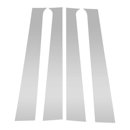 4 x Pillar Window Trim for Dodge Ram (2004-2008) Silver Tone