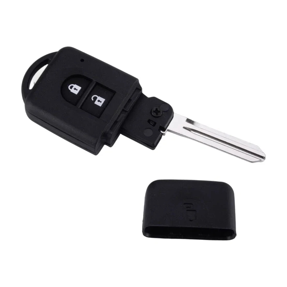2 x Button Key Fob Case Shell for Nissan Qashqai Juke X-Trail Note Micra