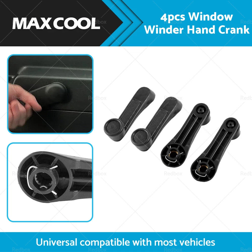 4 x Universal Auto Window Cranks Manual Winder Handles for Car Truck