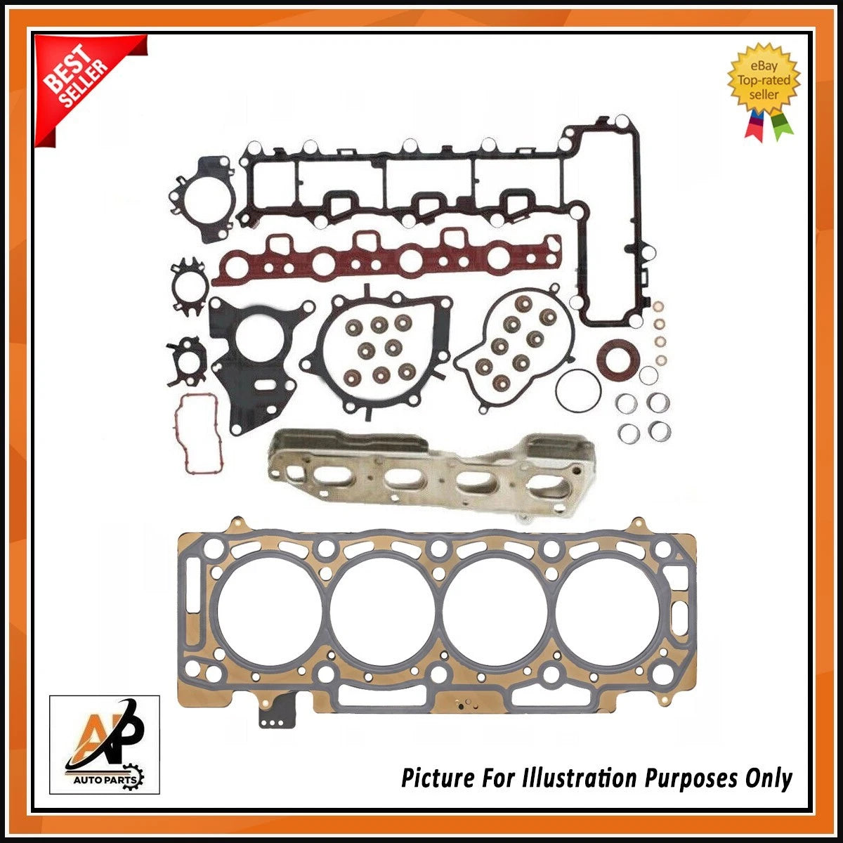 Head Gasket Set Replacement for Citroen C4 (3 Notches) (2004–2010)