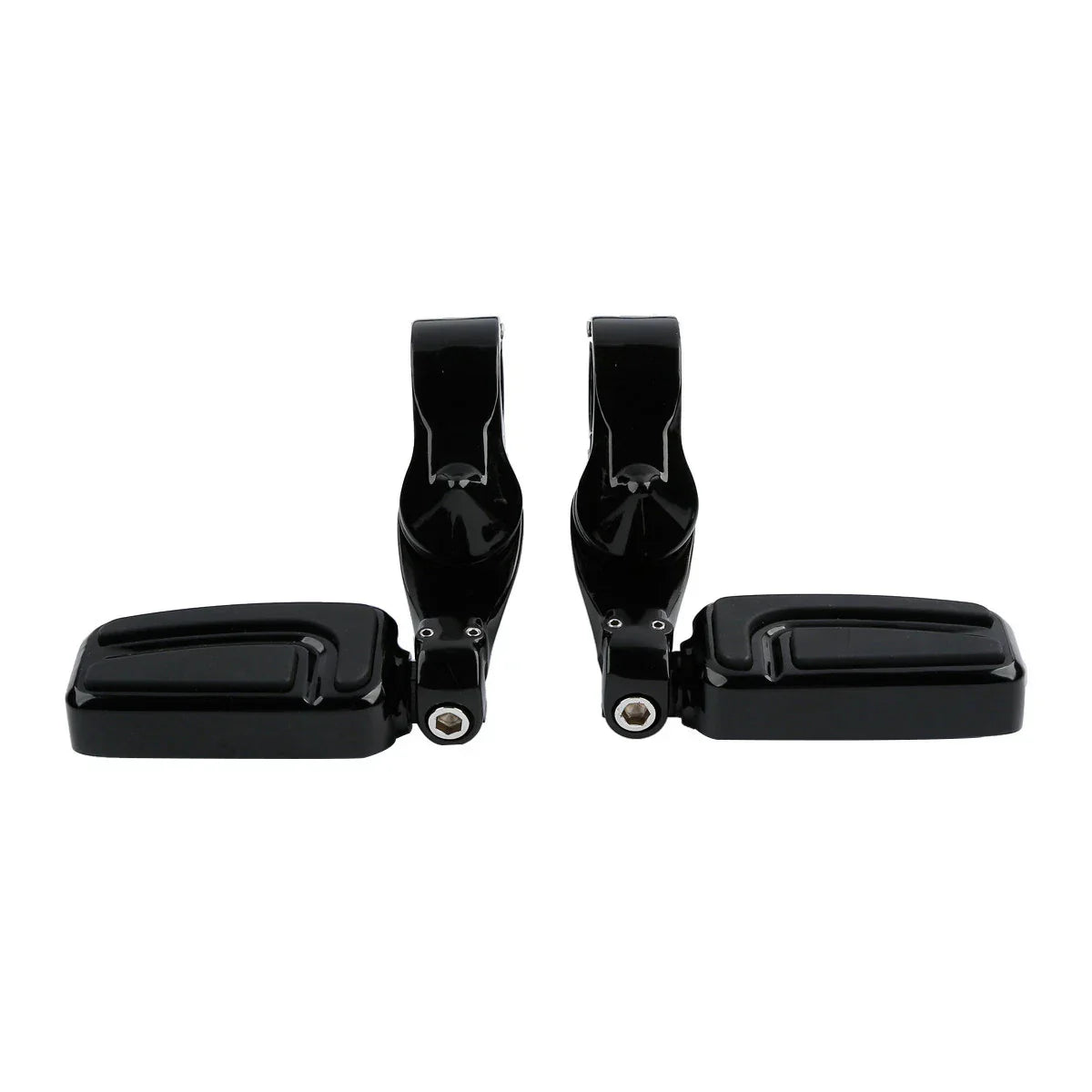 1.25" 32mm Highway Short Angled Mount Foot Pegs for Harley Softail Deluxe
