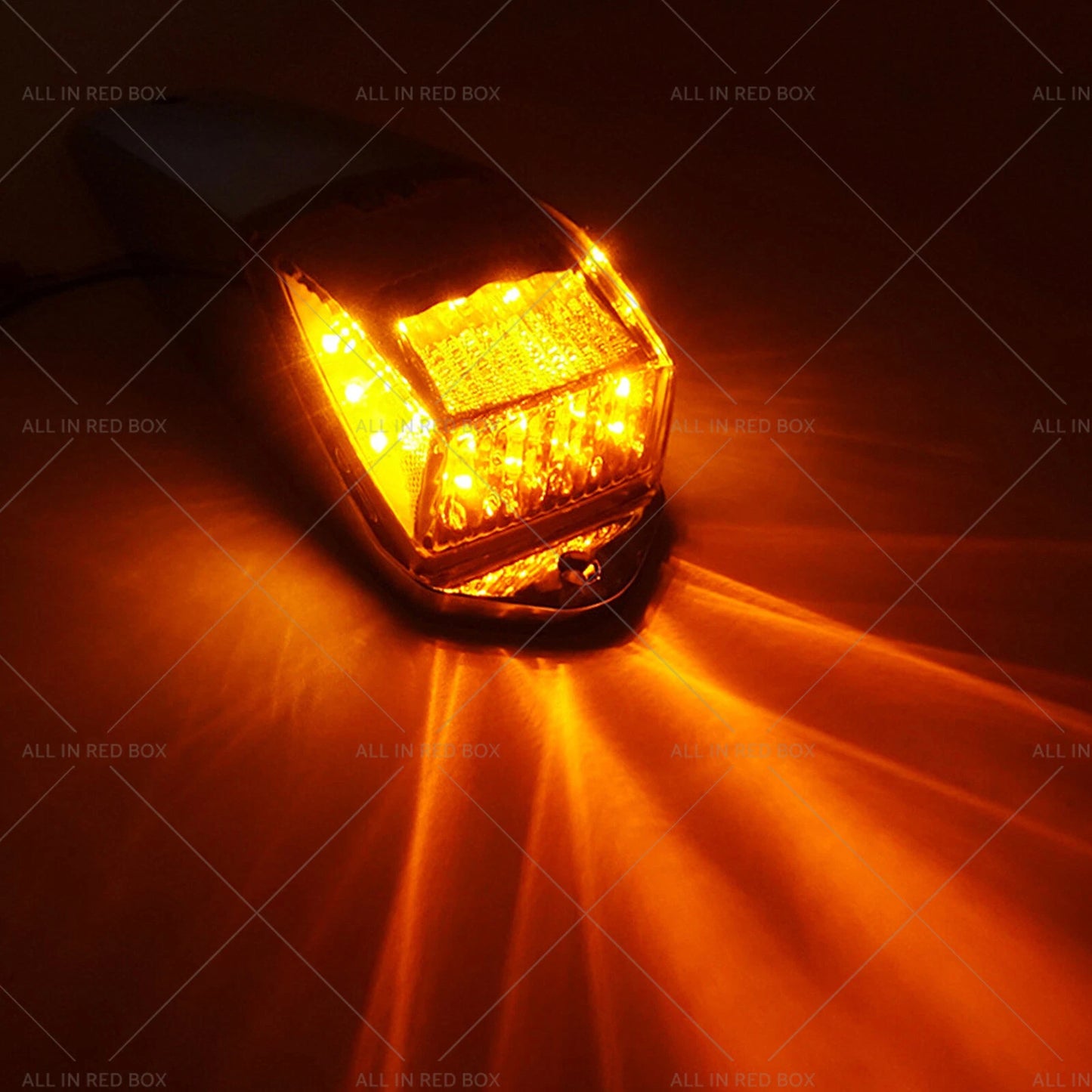 5x Clear Amber Roof Lights 12V 17 LED for Truck