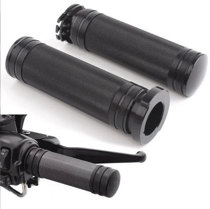 CNC 1" (25mm) Handlebar Grips for Harley Touring, Sportster, Dyna