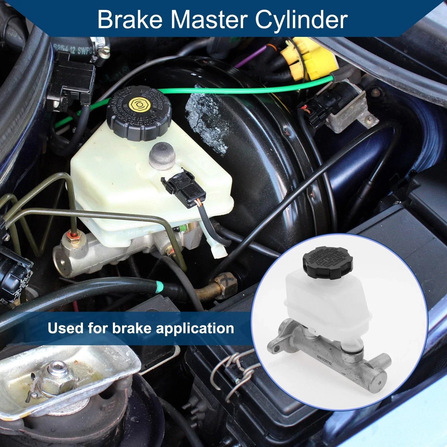 Brake Master Cylinder with Reservoir for Hyundai Elantra (1996-2000)