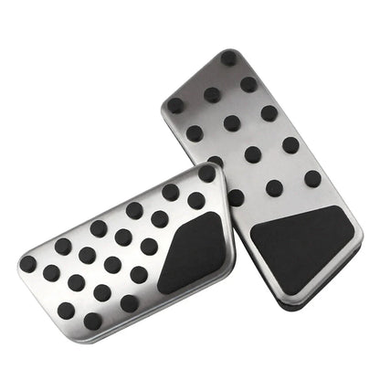 Stainless Steel Gas Brake Pedal Covers for Jeep Wrangler (2007-2017)