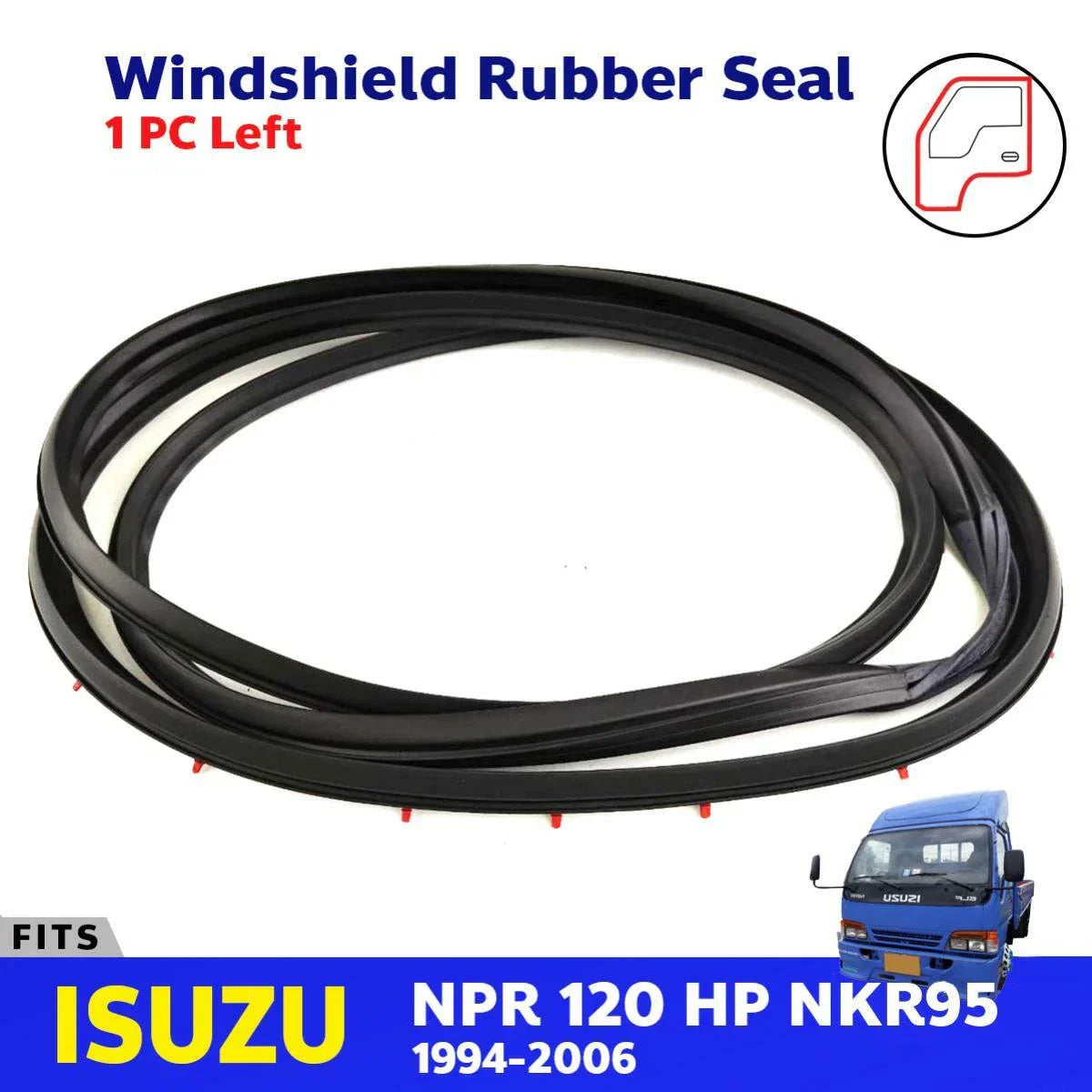 Door Rubber Seal High Roof Left Fits Isuzu ELF NPR 120 HP NKR95 Truck 1994-06