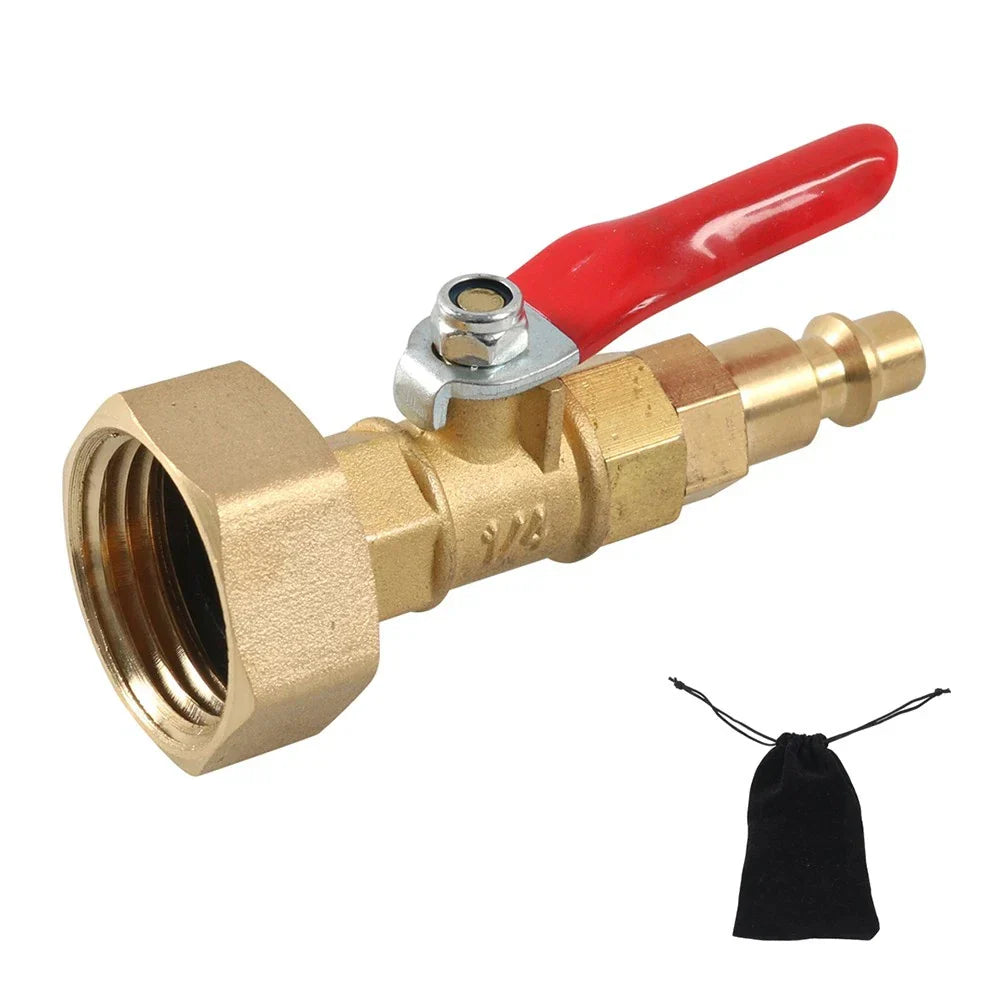 1/4 Inch Male Quick Connect Blowout Adapter for RV Winterization