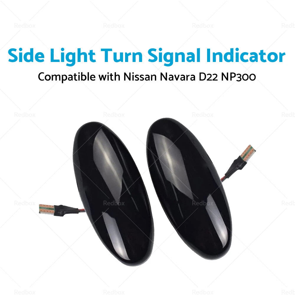 Dynamic Side Light Turn Signal Indicator for Nissan Navara D22 NP300