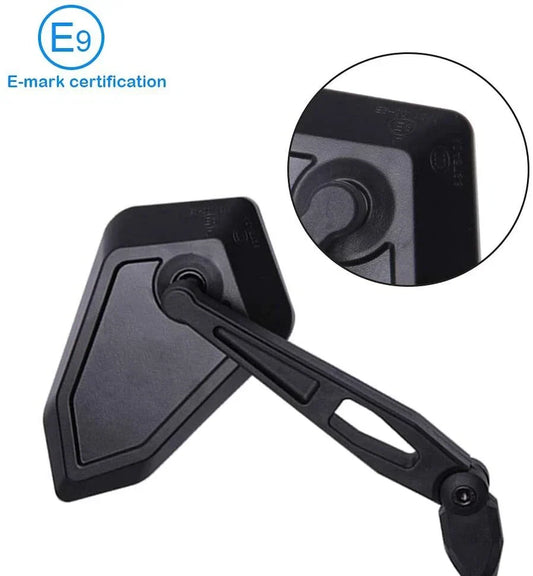 10mm Black Arrow Rear View Mirrors for ATV Quad Motorcycle