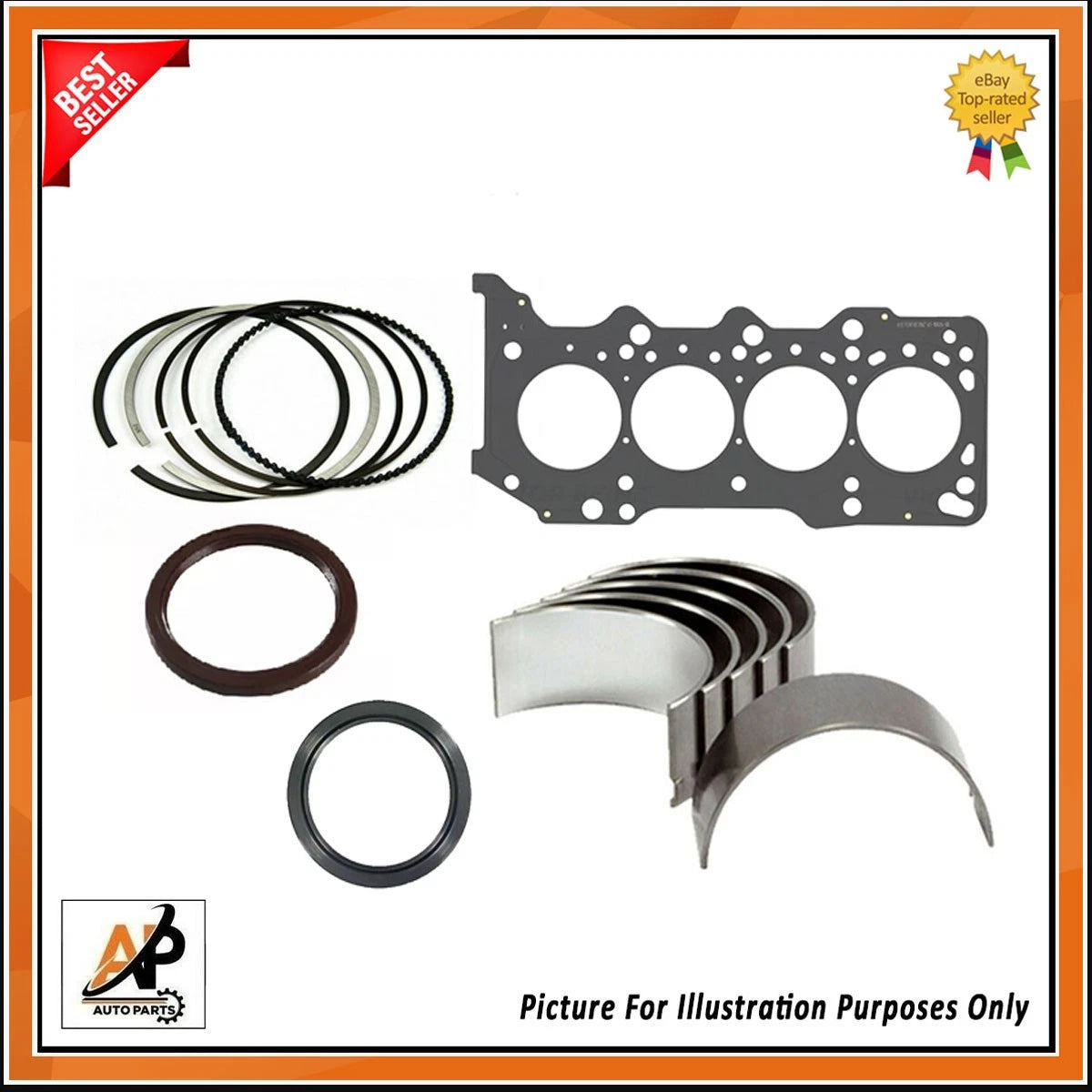 Con Rod Bearings Replacement STD Size for Mazda6 CX-5 (2012–2020)
