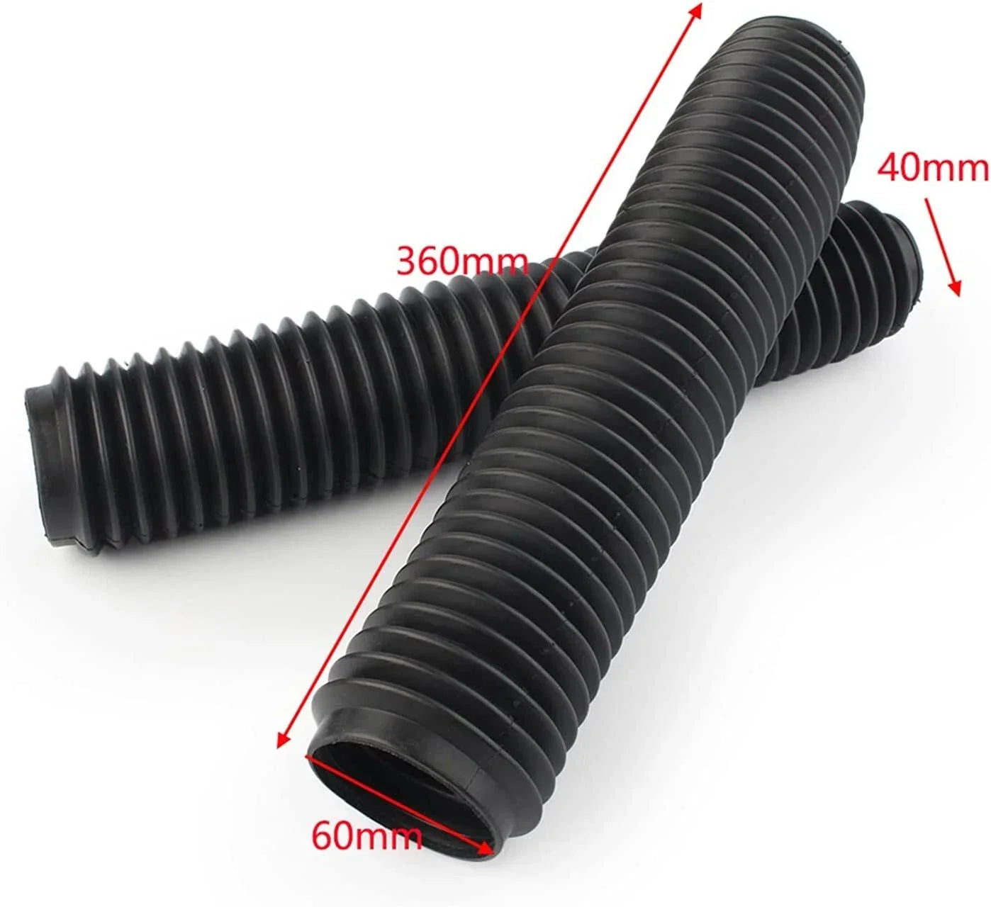 360MM Motorcycle Dirt Bike Front Fork Dust Cover Gaiters Boots