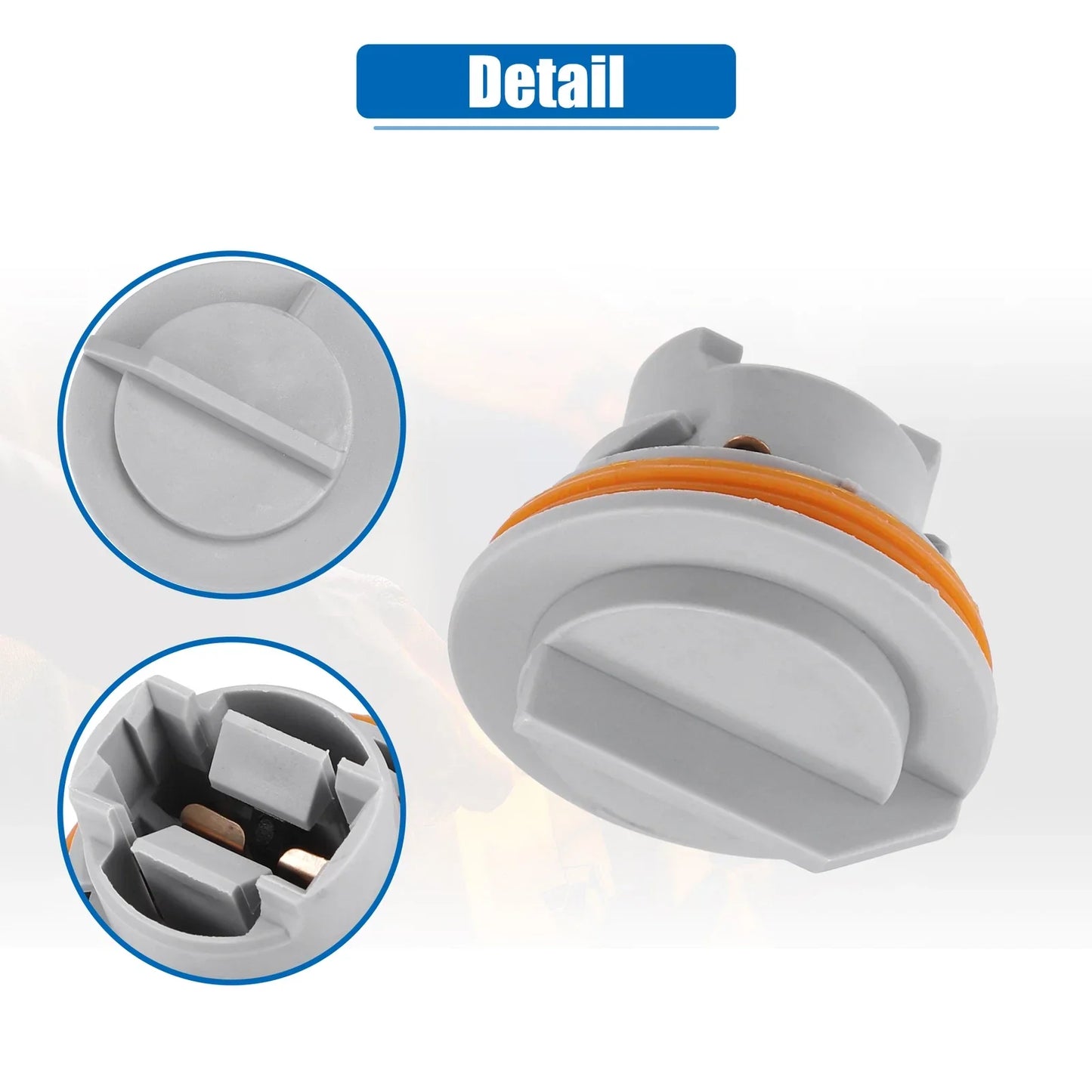 4 x Rear Brake Taillight Bulb Sockets for Jeep Grand Cherokee (2005-2010)