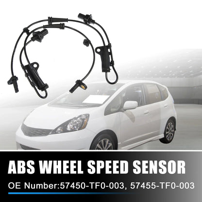 2 x ABS Wheel Speed Sensors for Honda CR-Z (2011-2016)