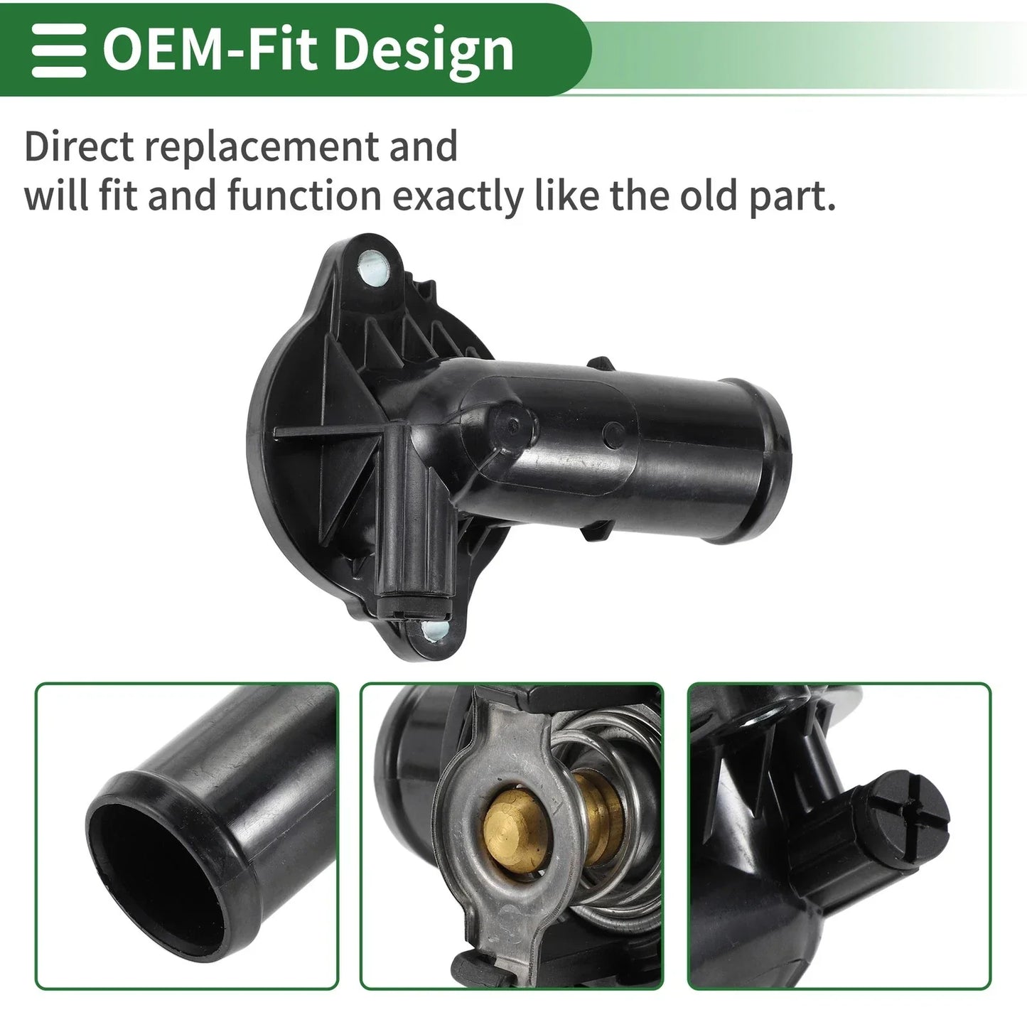 Engine Coolant Thermostat Housing for Chrysler 300, Dodge Challenger (2005-2010)