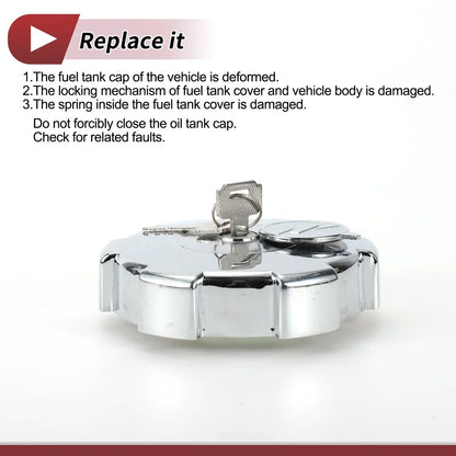Locking Gas Cap with 2 Keys for Volvo, Scania, Iveco, Man