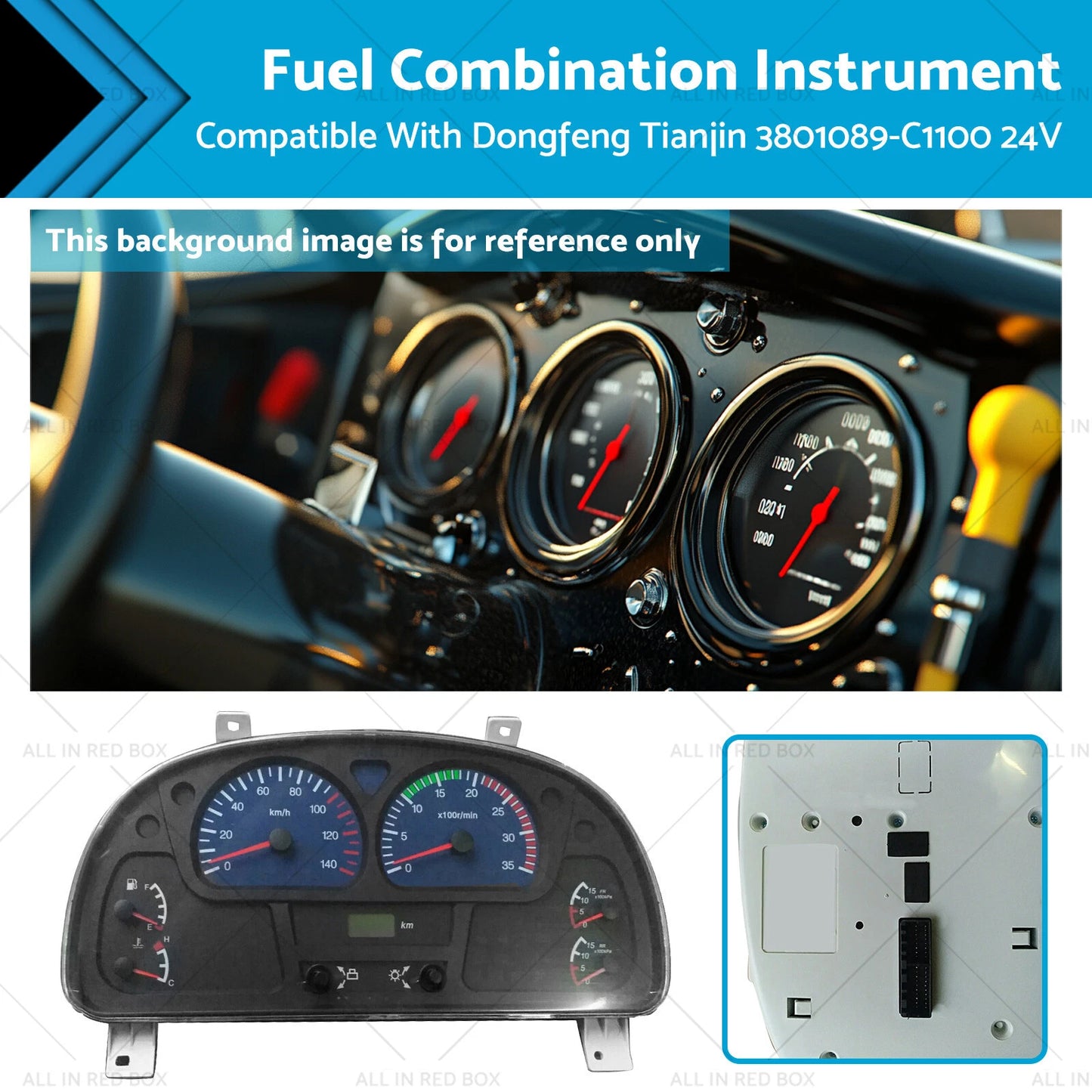 Fuel Combination Instrument for Dongfeng Tianjin (24V)
