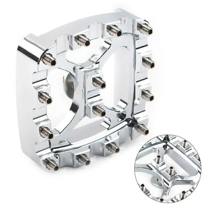 Chrome Brake Pedal Pad Cover for Harley Softail Dyna Sportster Iron 883