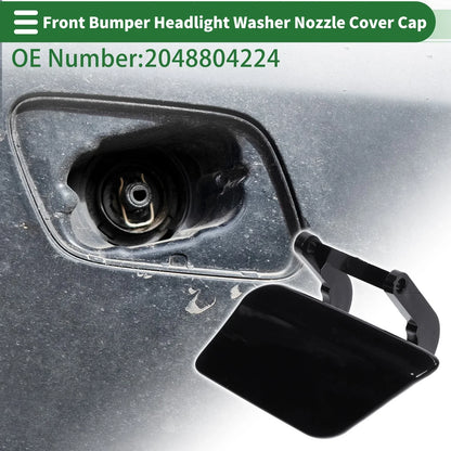 Front Left Bumper Headlight Washer Nozzle Cover for Mercedes-Benz (2008-2015)