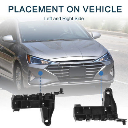 Front Bumper Retainer Bracket 2 x for Honda Jazz (2015-2020)