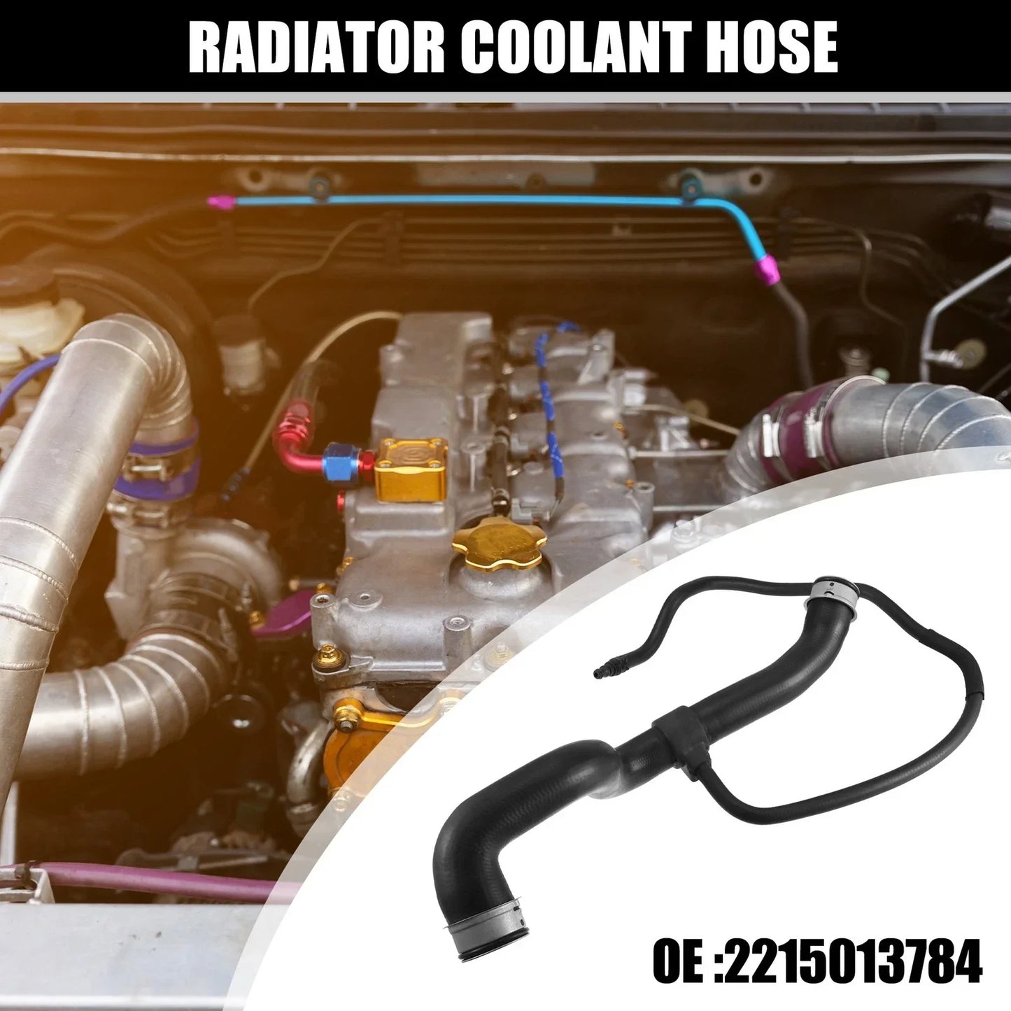 Radiator Coolant Hose for Mercedes-Benz S 550 2007-2011 5.5L