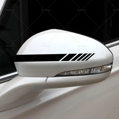 5 x Car Side Body Vinyl Hood Roof Decals Racing Stripe Universal