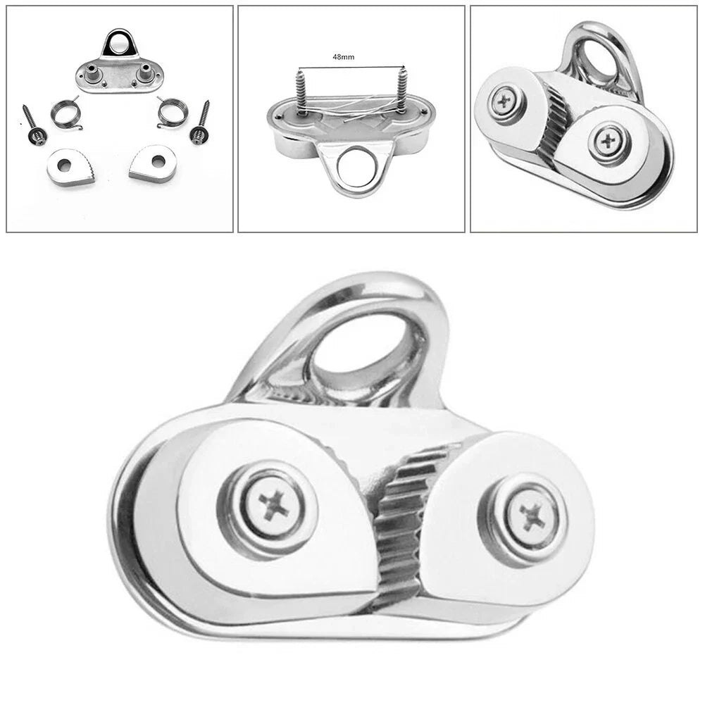 Rope Clamp Cam Stainless Steel for Marine Boat