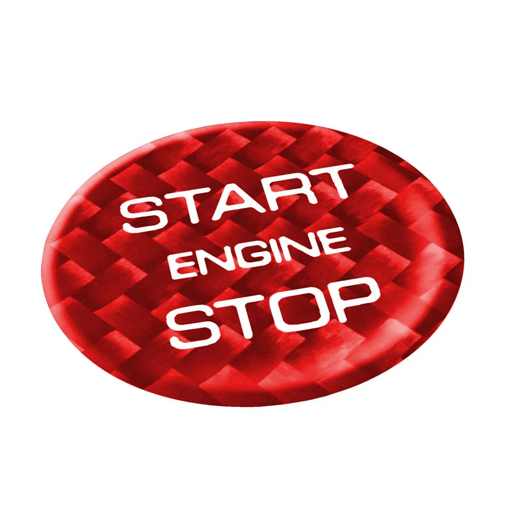 Engine Start Stop Button Trim for Land Rover Discovery Sport (2016-2019) Red