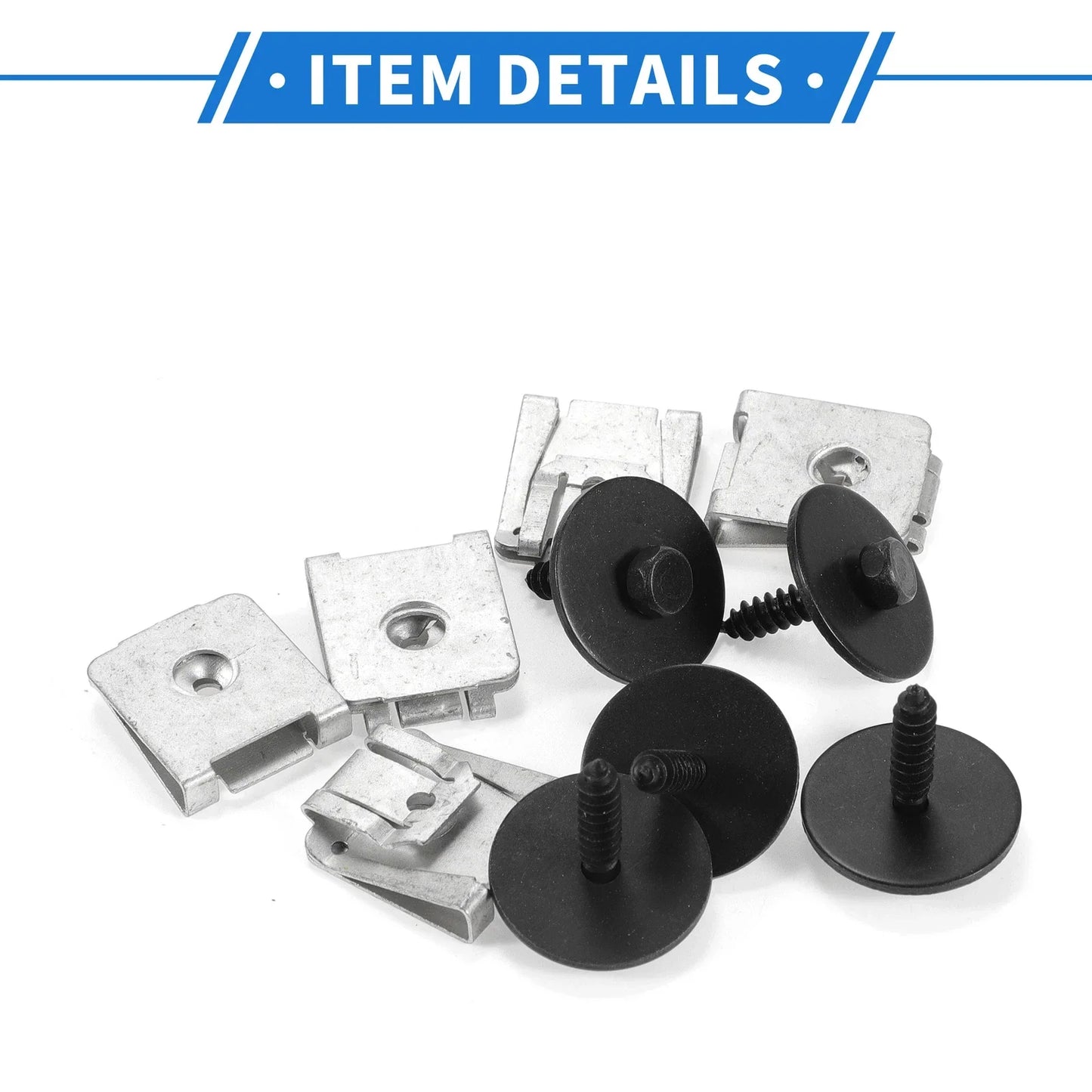 Fender Liner Splash Shield Bumper Cover Screws for Mercedes-Benz 500 SEC
