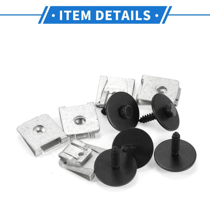 Fender Liner Splash Shield Bumper Cover Screws for Mercedes-Benz 500 SEC