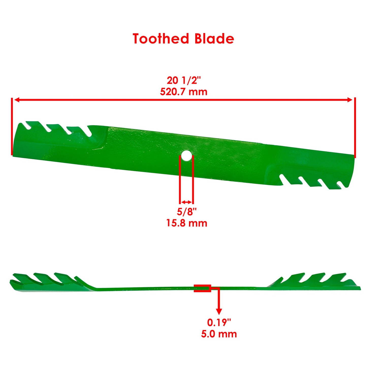 60" Deck Gator Blades Replacement for Exmark (2000–2015)